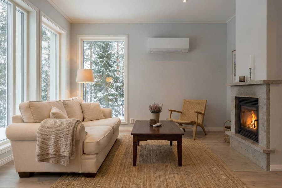 Luftvärmepump i villa i Uddevalla